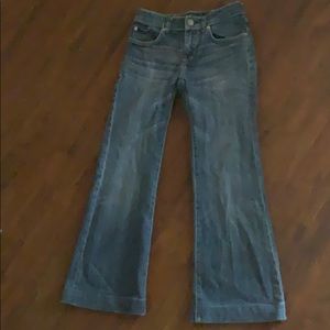 7 for all man kind dojo boot cut flare jeans